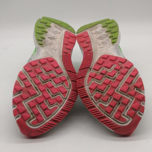 Nike Womens Sneaker Zoom WinFlo 2 Green White Lace Up Walking Shoe Low Top 8 - Picture 4 of 9